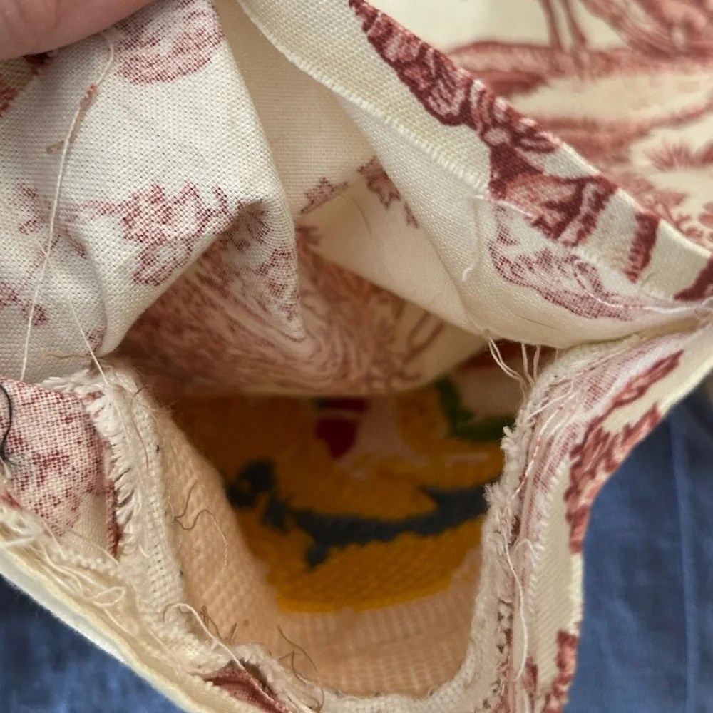 Vintage Pillowcase Colorful Embroidered Cover Unstuffed Cottagecore Grandmacore